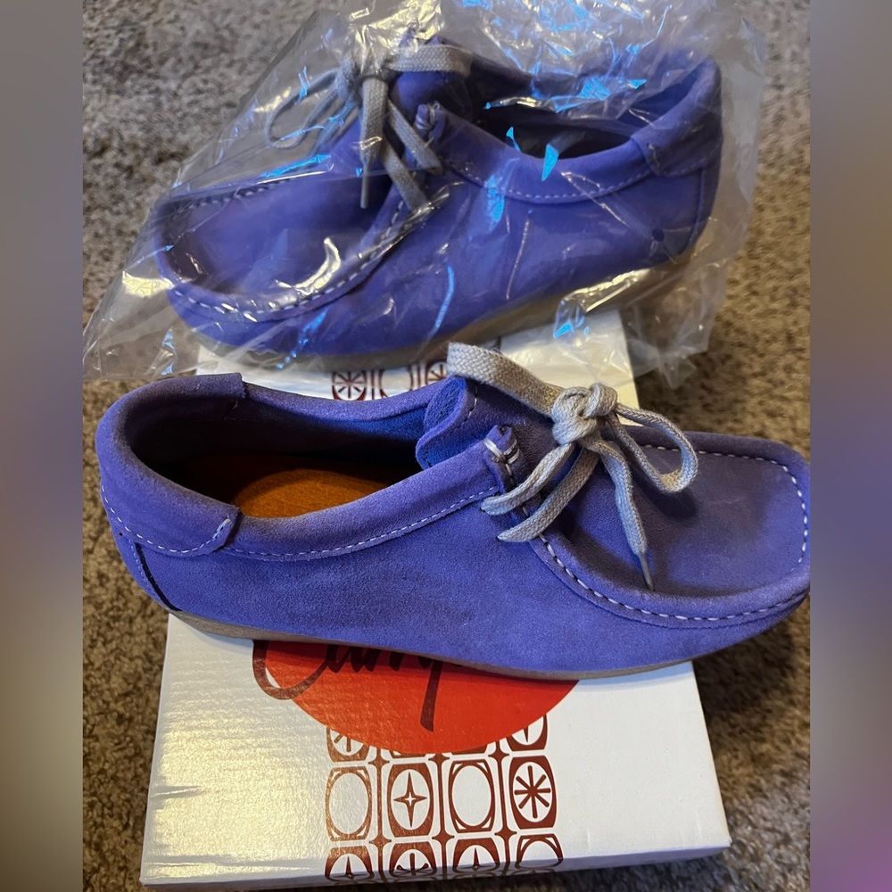 Jeffrey Campbell periwinkle suede